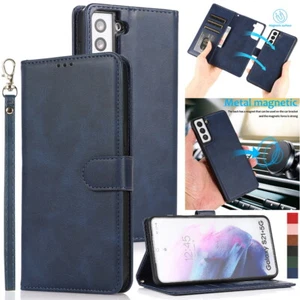 Removable Magnetic Wallet Case Cover For Samsung S10 S23 Note 10 20 A33 A53 A54 - Picture 1 of 89