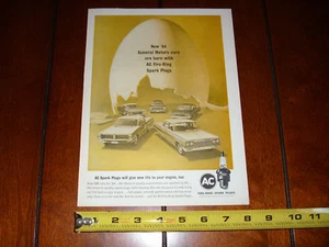 General Motors Cars 1964 bujías de aire acondicionado - anuncio original vintage - Imagen 1 de 2