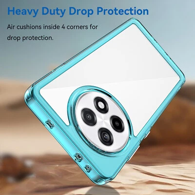 For OnePlus 13R, Phone Case Shockproof Hybrid Clear Transparent Crystal Cover - Image 1 of 4