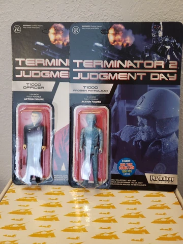Super7 Reaction Terminator 2 T1000 Limited Edition Frozen NYCC lot of 2 Cover