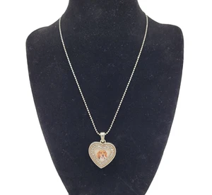 Brighton Beautiful Collectables Heart Pendant Necklace Silver Tone W/ Extender - Picture 1 of 5