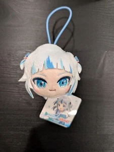 Hololive x Round 1 Collab Exclusive Gawr Gura 2.8” Plush & Acrylic Keychain B - Picture 1 of 4