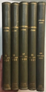 International Studio - 5 Bound Volumes 1930 to 1931 Volumes 95, 96, 97, 98, 99. - Picture 1 of 5