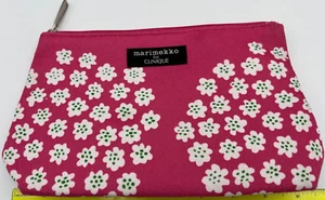 CLINIQUE  Print Cosmetic Makeup Bag  Zipper Pouch 9"x5.5"x2.5" NEW AUTHENTIC - Picture 1 of 3