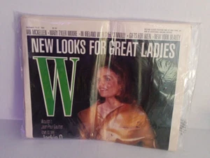 W Magazine 1986 Dec 15-22 Jackie Onassis Kennedy Ian McKellen Mary Tyler Moore - Picture 1 of 9