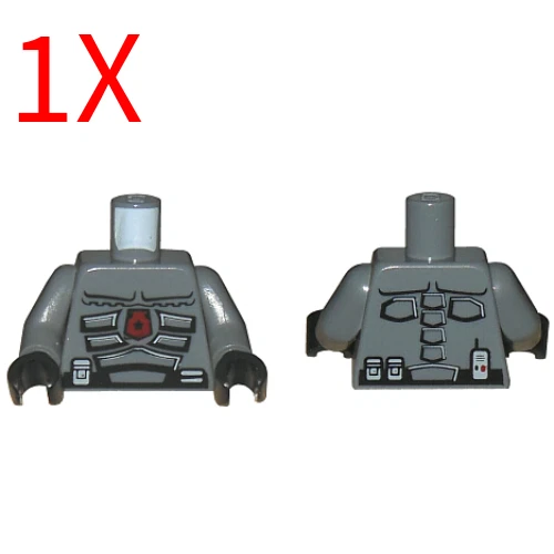 Lego 973pb0575c01 Torso Gris Azulado Oscuro Policía Espacial III 5974 5973 5985 etc. Foto 1 de 1