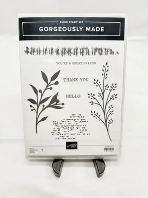 STAMPIN' UP MAGNÍFICAMENTE HECHO! Juego de sellos 161193 tarjetas artesanales de papel NUEVO retirado Foto 1 de 2