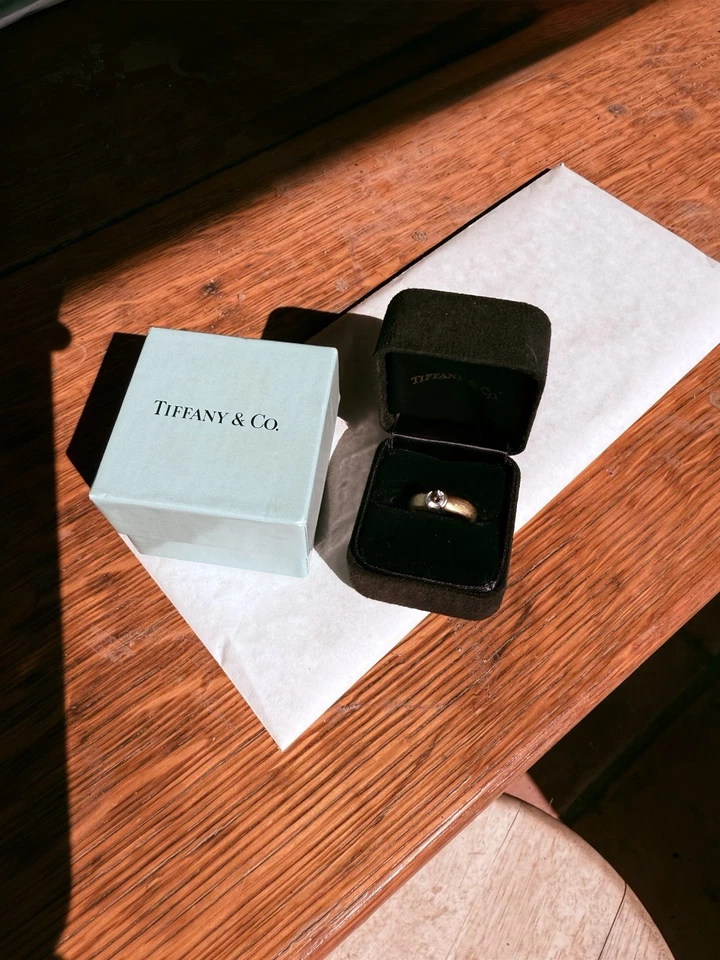 Anillo de diamantes Tiffany 0,5 quilates talla 5 Foto 1 de 4