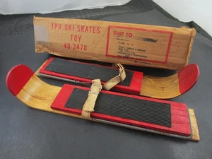 Vintage Sears & Roebuck & Co Kids Ski Skates Ready to Hit The Slopes !!! - Picture 1 of 5