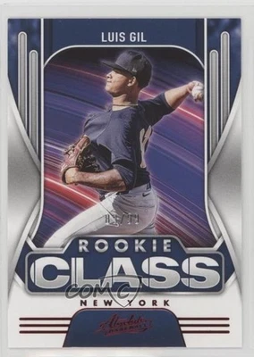 2022 Panini Absolute Rookie Class Retail Red /99 Luis Gil #RC-15 RC - Image 1 of 2