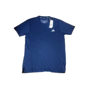 ADIDAS HERREN TRAINING JE4079 D4T HR TEE B T-SHIRT MARINEBLAU NEU MIT ETIKETT LARGE - Bild 1 von 2
