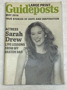 Guideposts Magazine LARGE PRINT May2014 Sarah Drew Pastor Dad Father Life Lesson - Picture 1 of 1