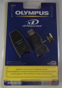 Olympus MAUSB-100  Mobile xD-Picture Card USB Reader/Writer  XD USB-R/W  -  NEW - Picture 1 of 17