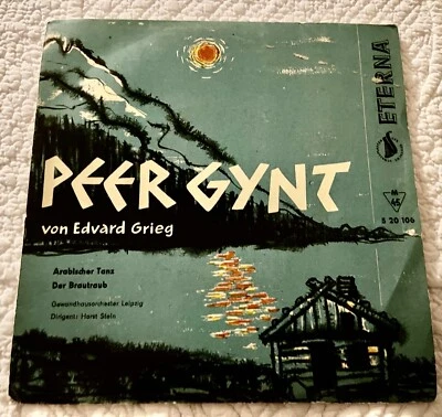 Peer Gynt von Edvard Grieg, ETERNA Vinyl Single 520105, 1967 * Rarität - Bild 1 von 4