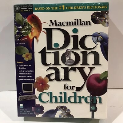Macmillan Dictionary for Children PC Windows & Mac CD-ROM NEW - Image 1 of 3