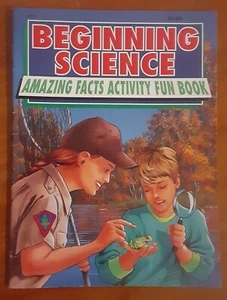 RARE OOP Beginning Science 1986 PB Amazing Facts Activity Book BLANK not used!!! - Picture 1 of 11