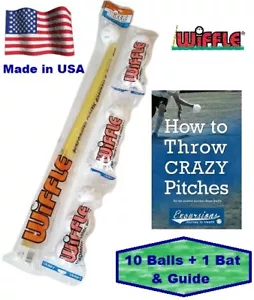 Wiffle® Ball and Bat Set Combo with Pitching Guide - Picture 1 of 7