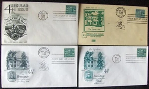 US 4 different FDC HERMITAGE, HOME OF ANDRES JACKSON 1959. - Picture 1 of 1