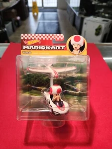 Hot Wheels 2021 Mario Kart Toad P-Wing Plane Glider Mattel NEW Sealed ! Special - Picture 1 of 8