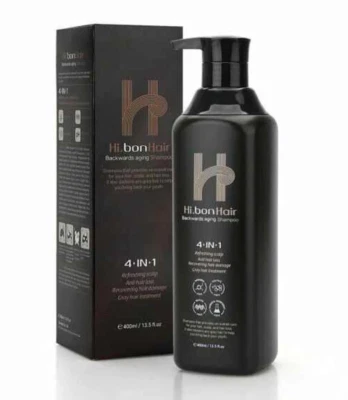 Hi.BonHair Korea Backwards Aging Shampoo 4 In 1 Damage/ Gray Hair Treatment - Image 1 of 4