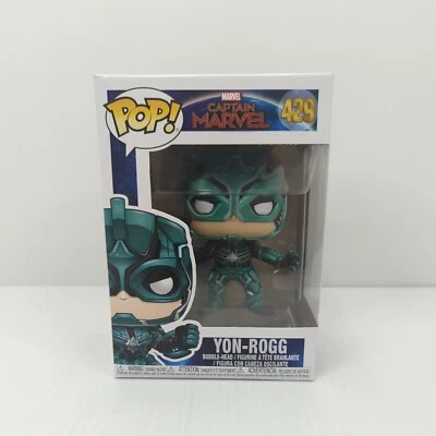 Funko Pop! Marvel Captain Marvel Yon-Rogg #429 Vinyl Figure + Pop Protector - image 1 of 4