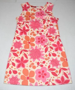 Vintage Hawaii Kleid Esprit Gr. S/M 90er ärmellos rosa orange Blumen Baumwolle - Bild 1 von 12