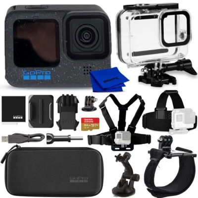 GoPro HERO12 Black Action Camera Specialty Bundle - 7PC Accessory Kit - Image 1 of 4