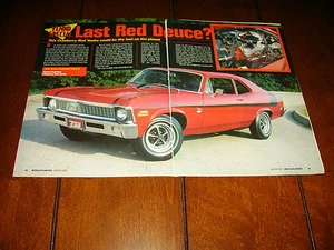1970 YENKO CHEVROLET CHEVY II NOVA ***ORIGINAL 2002 ARTICLE*** - Imagen 1 de 2
