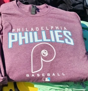 Philadelphia Phillies T-shirt Throwback PHILLIES SHIRT SOFT STYLE Adult Small - Picture 1 of 13