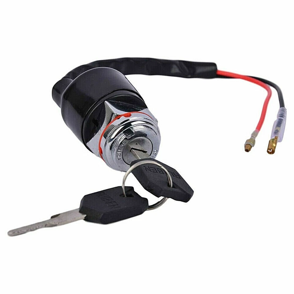 Ignition Key Switch 2 Wires For Honda CB100 1970-1972 CB125S 73-75 CT90 69-79 - Image 1 of 1