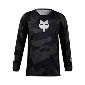 FOX RACING - YOUTH 180 BNKR JERSEY BLACK CAMO SIZE Y-LARGE - Picture 1 of 2