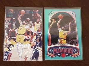 2019-20 Panini Chronicles 2 Card Lot! ANTHONY DAVIS TEAL LUMINANCE, MARQUEE - Bild 1 von 2