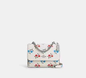 Coach Mini Klare Crossbody mit Blumendruck Kreide Multi CT866 Neu im Paket - Bild 1 von 6