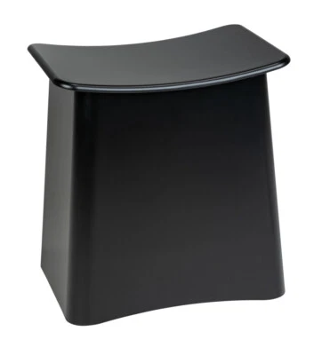 WENKO 2in1 Badhocker Wing Schwarz Matt - Bild 1 von 4