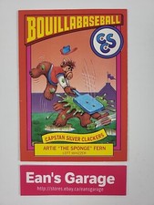Vintage Alf Bouillabaseball Collector's card 26B Artie "The Sponge" Fern