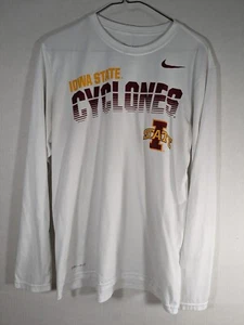 Nike Dri-Fit Iowa State Cyclones  M Long Sleeve Shirt Big 12 Dri fit. (BOX52) - Picture 1 of 8