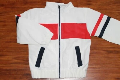 Chaqueta roja, blanca y azul Kitestrings by Hartstrings de $48 nueva con etiquetas para niños talla 4 Foto 1 de 4