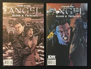 Angel Blood and Trenches 1 2 SET JOHN BYRNE COVER Buffy Vampire Slayer IDW - Picture 1 of 5