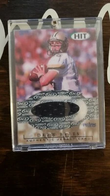 drew brees 2001 Hit Rookie Jersey card Numbered 141/175 new orleans saints - Image 1 of 3