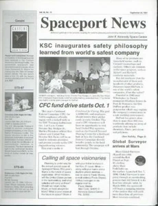 RARE SEP 26 1997 NASA SPACEPORT NEWS SHUTTLE  VOL 36, NO.19 VERY GOOD CONDITION - Photo 1/1