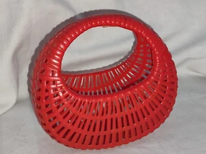 DDR Kinderkorb Einkaufskorb für Kinder,Osterkorb Plastik,rot 14x6,5x13cm - Bild 1 von 8