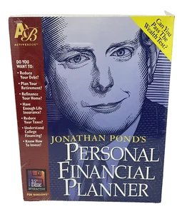 Jonathan Pond's Personal Financial Planner for Windows 3.5" Disk 1994 New - Picture 1 of 9