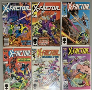 Lote de 6 libros Factor X 1 2 3 4 5 7 (1986) en muy buen estado + (8.5) o mejor. - Imagen 1 de 5