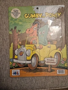 Vintage Gumby und Pokey Intarsien Puzzle-neu - Bild 1 von 4