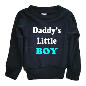 Baby Infant NewBorn Sweatshirt Daddy's Little Boy Halloween Funny Horror - Picture 1 of 2