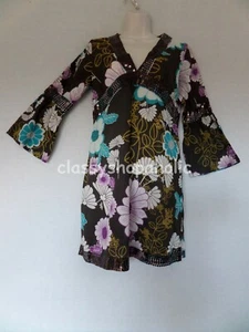 New Look Bold Floral Print Sequined Dress - Size 12 - Worn Once - Picture 1 of 6