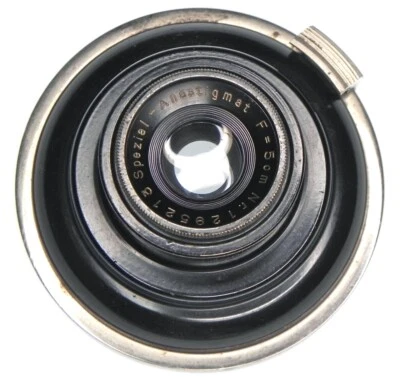 Contax RF "Black & Nickel" Spezial Anastigmat 5cm  #1295213 .......... Rare !! - Image 1 of 4