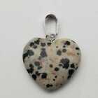 Wholesale 5pcs Natural Mark Heart-shaped  Lucky Pendant Stainless Jewelry Heart