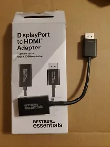 Best Buy essentials- DisplayPort to HDMI Adapter - Black - Picture 1 of 1