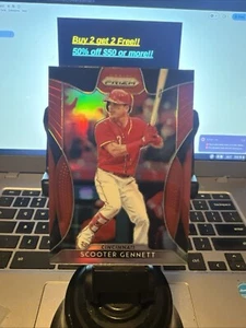 2019 Prizm Red SCOOTER GENNETT Cincinnati Reds #75 - Picture 1 of 1